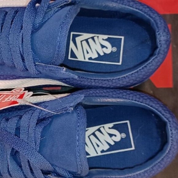 Vans Woven Check Old Skool True Navy/Snow White Men's 4.5/Women's 6 VN0A3WKT45N - Picture 9 of 12